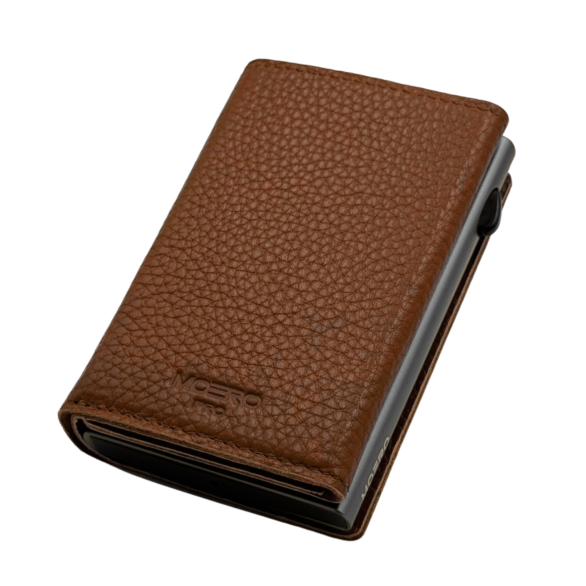 Moero Linea PRO PRO PLUS Zip portafoglio Brown RFID