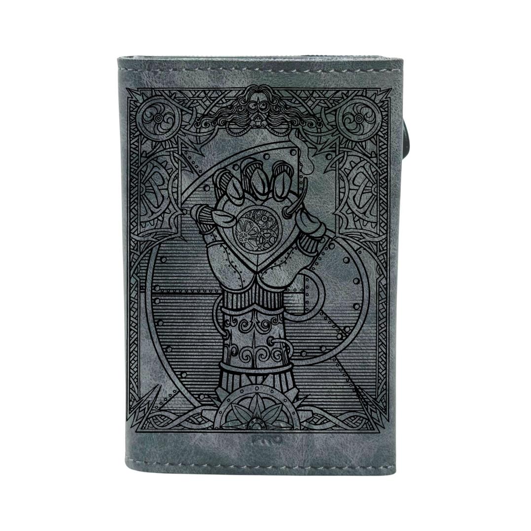 Moero Linea PRO Steampunk Pro portafoglio Steampunk 1 RFID vegano