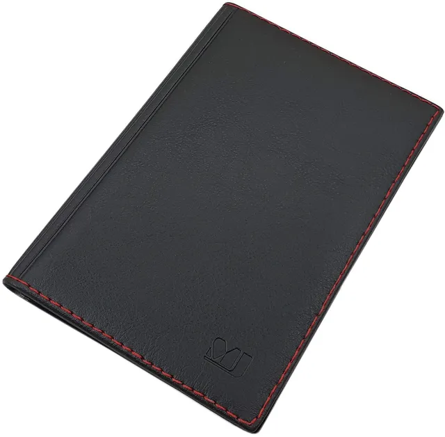myledershop Karten- und Ausweisetuis porta documenti Nero Design 2 A6