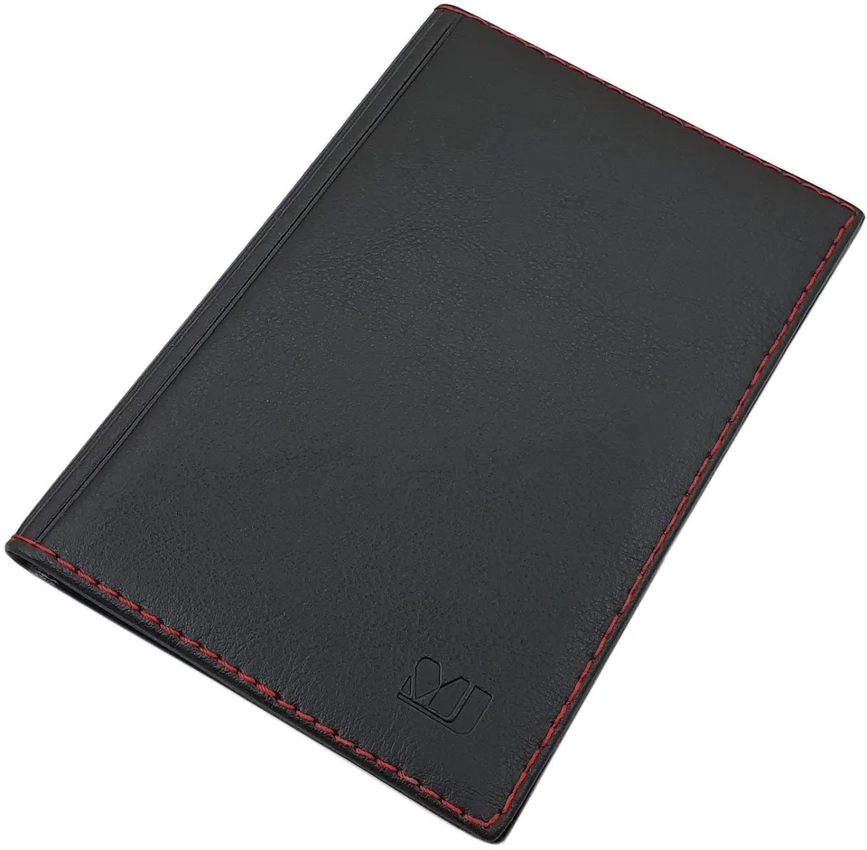 myledershop Karten- und Ausweisetuis porta documenti Nero Design 2 A6