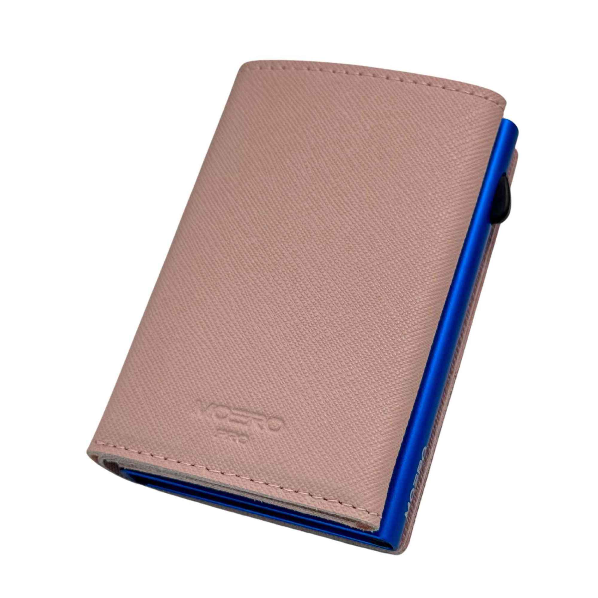 Moero Linea PRO PRO PLUS Zip Saffiano portafoglio rosa RFID