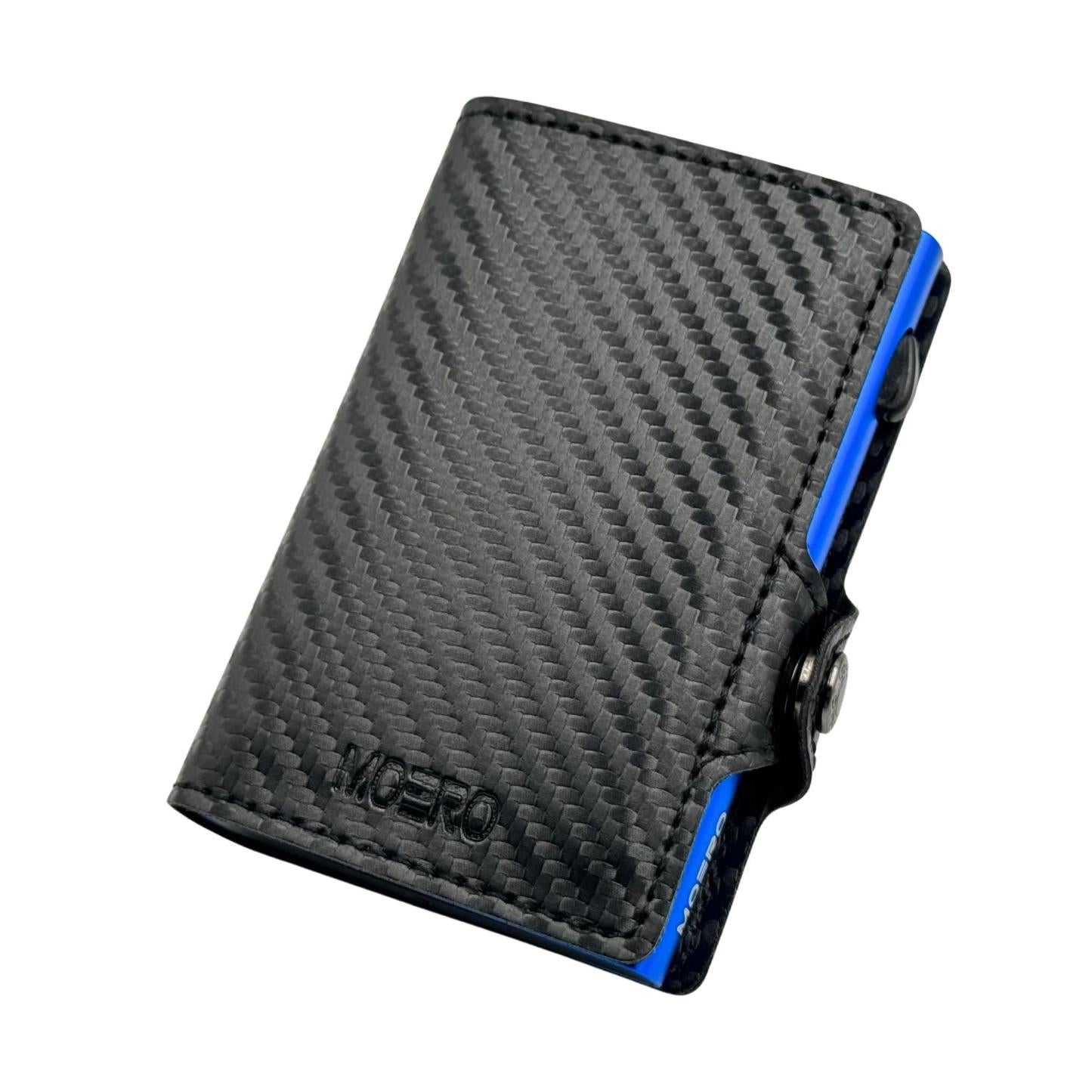Moero Linea Classic Classic Zip Carbon portafoglio nero 4.0 RFID