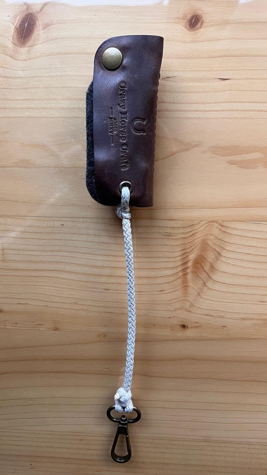 Crazy Horse Craft Key Holders portachiavi Wood Brown in pelle