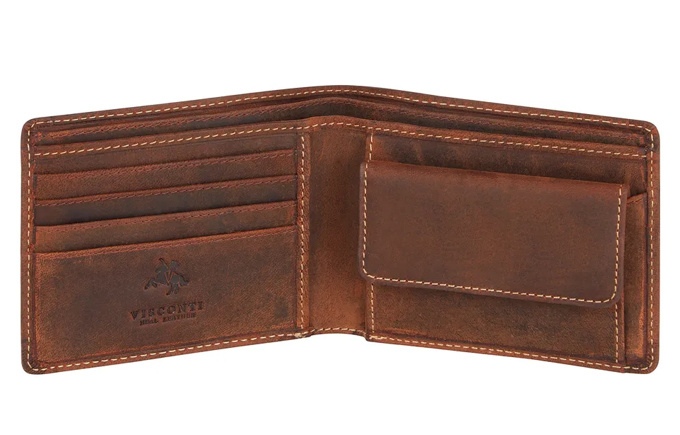 Visconti Hunters Wallets portafoglio uomo vera pelle Tap'n'Go RFID con portamonete