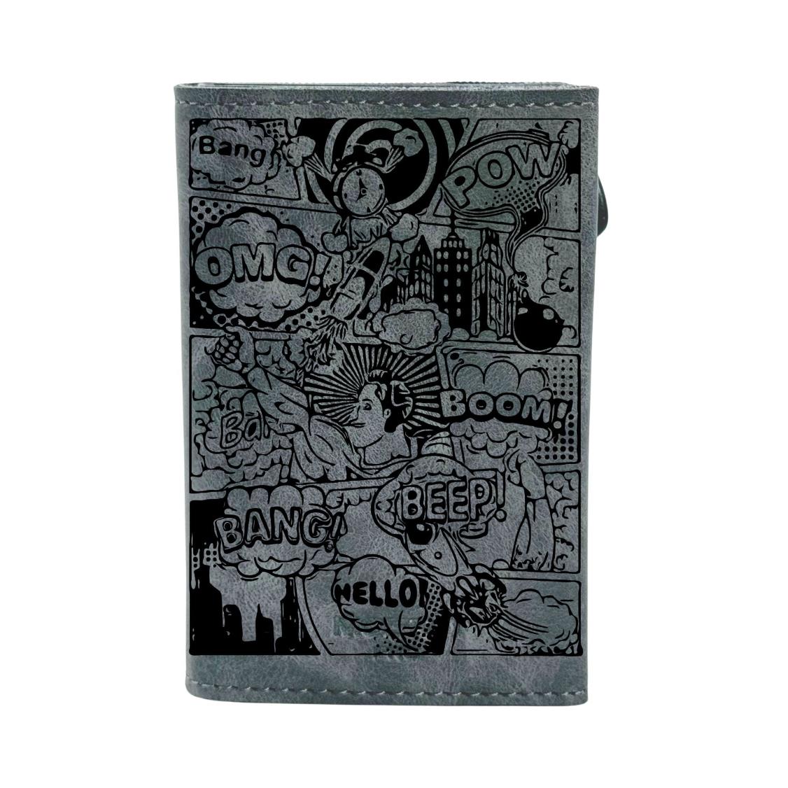 Moero Linea PRO Comic Pro Comic 1 portafoglio RFID magnetico vegano