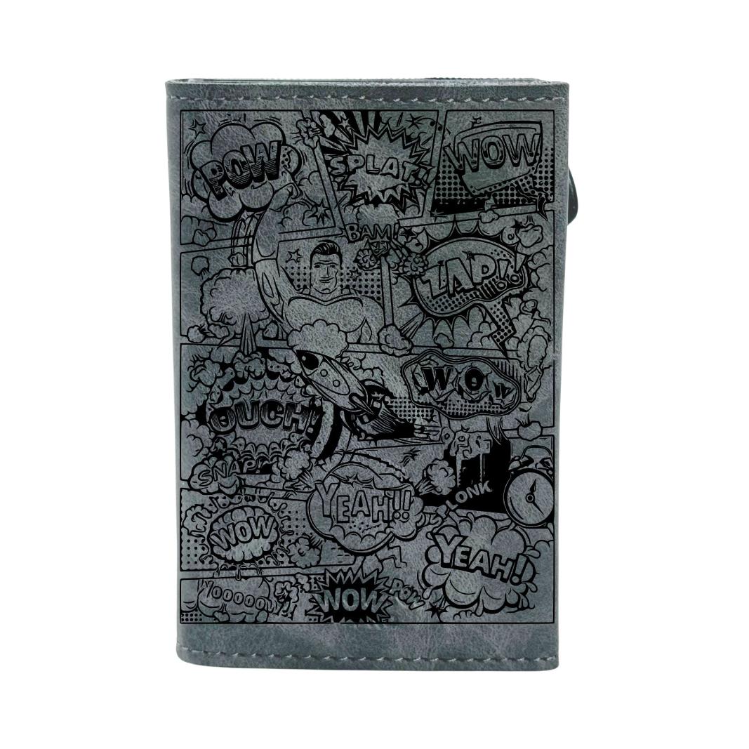 Moero Linea PRO Comic Pro Comic 1 portafoglio RFID magnetico vegano