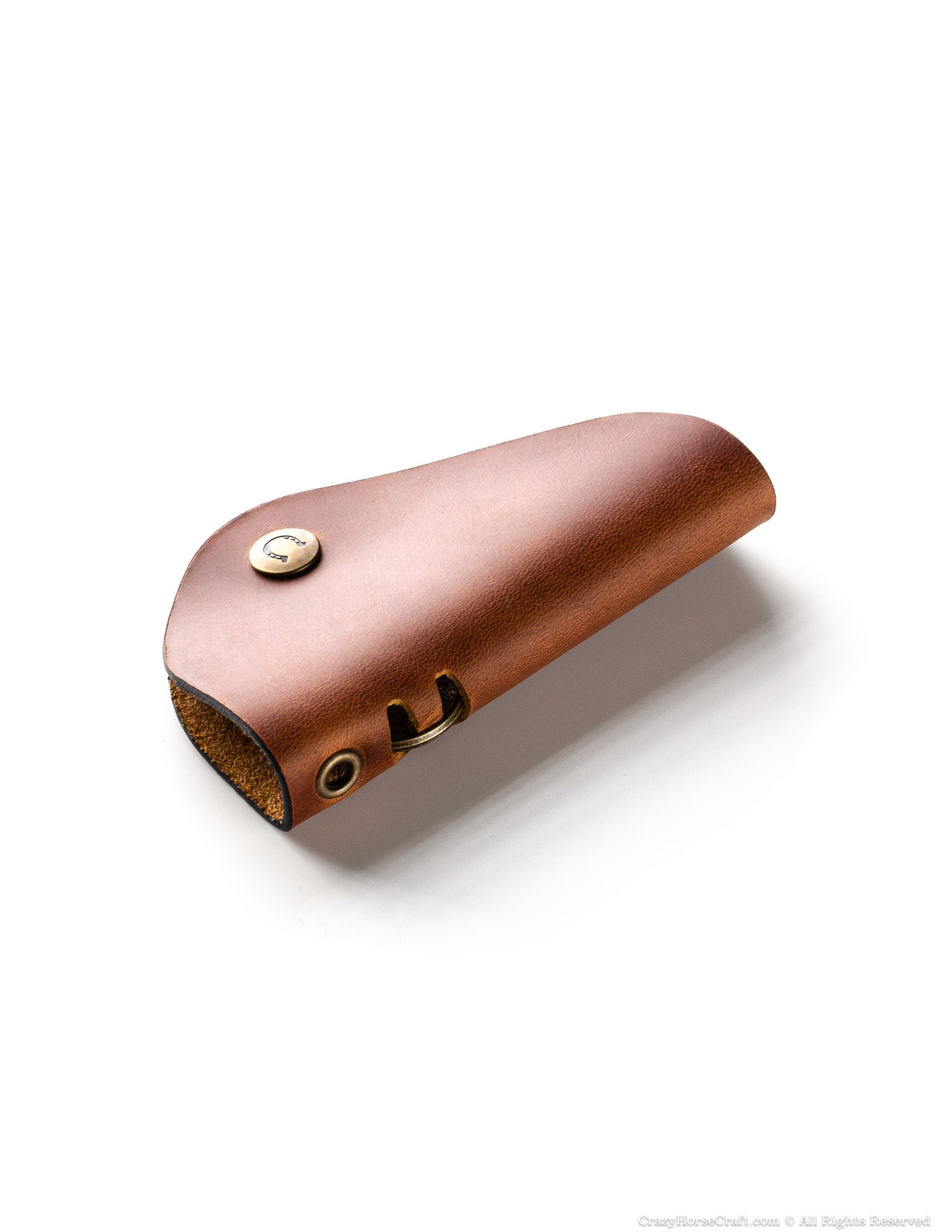 Crazy Horse Craft Key Holders portachiavi Classic Brown pelle