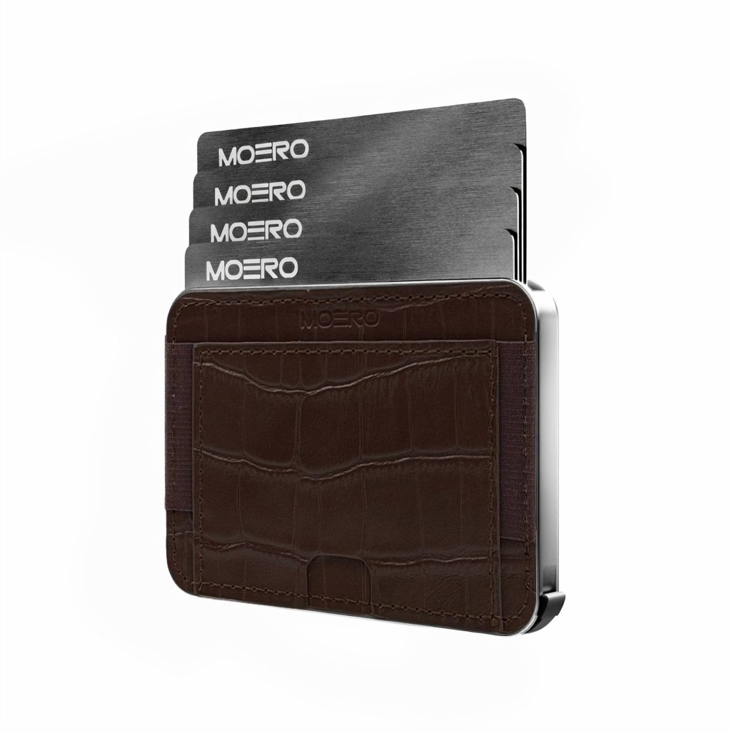 Moero Linea M2 M2 Pro Cocco Brown portafoglio MagSafe