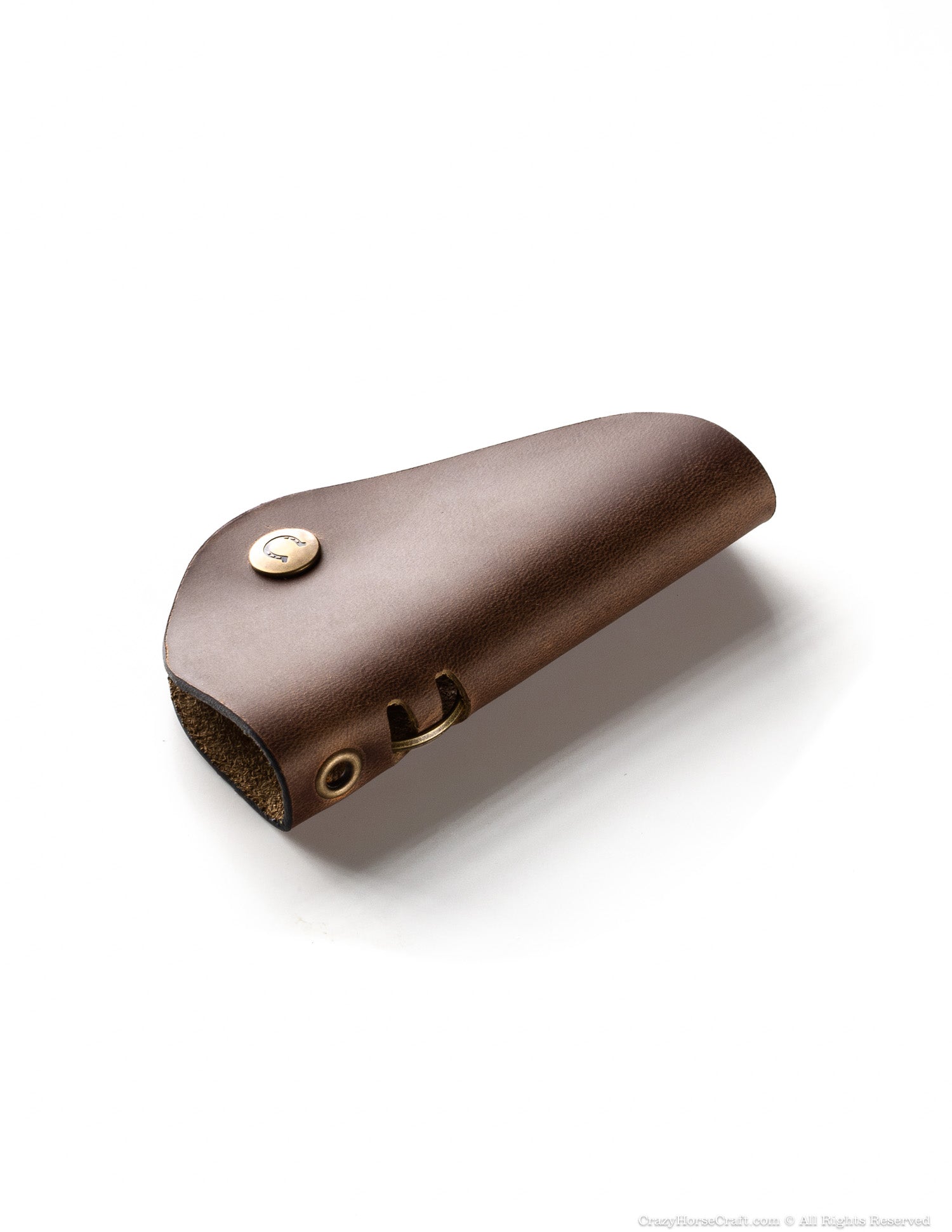 Crazy Horse Craft Key Holders portachiavi Classic Brown pelle