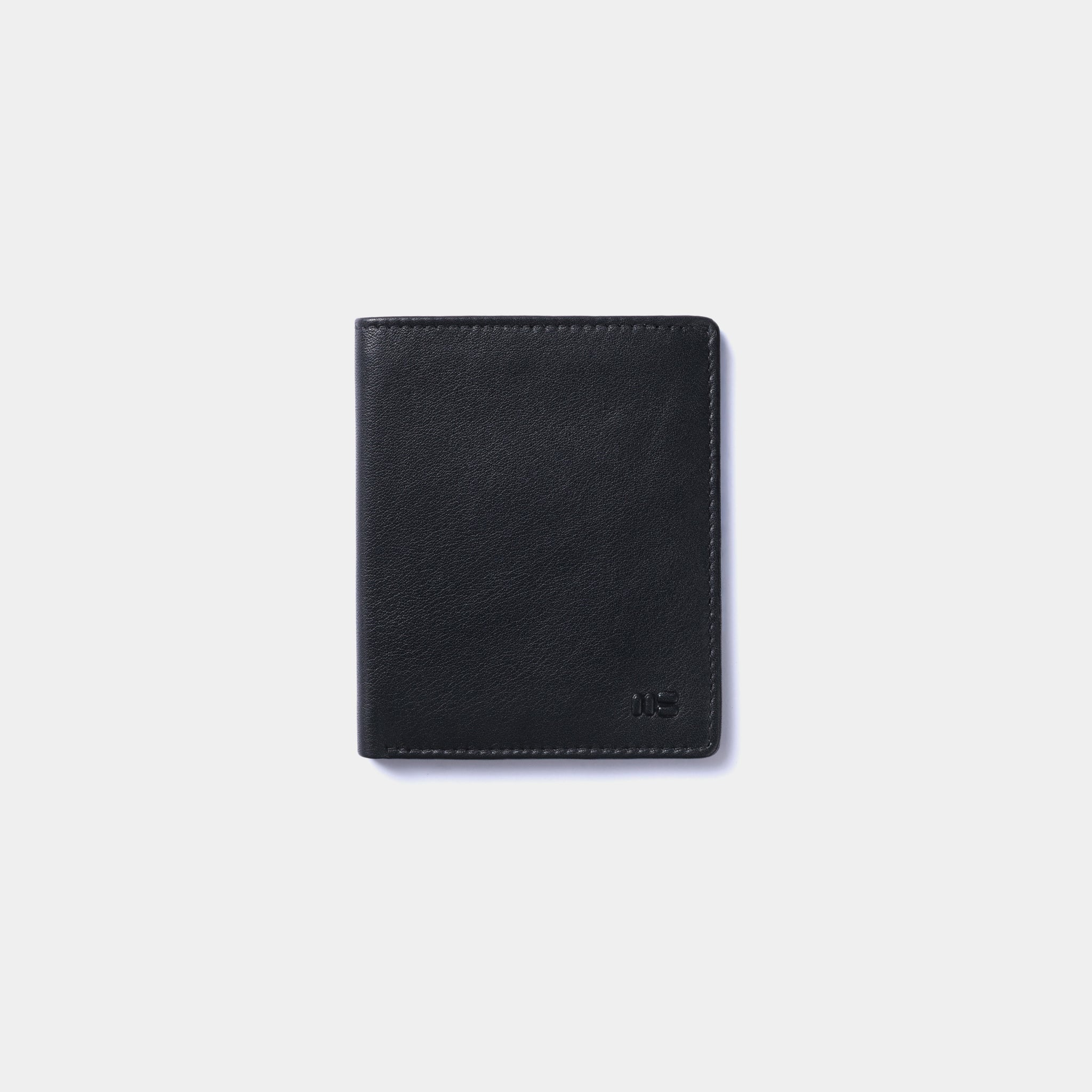 Miguel Bellido Carteras Cartera con tarjetero in pelle bovina nera RFID