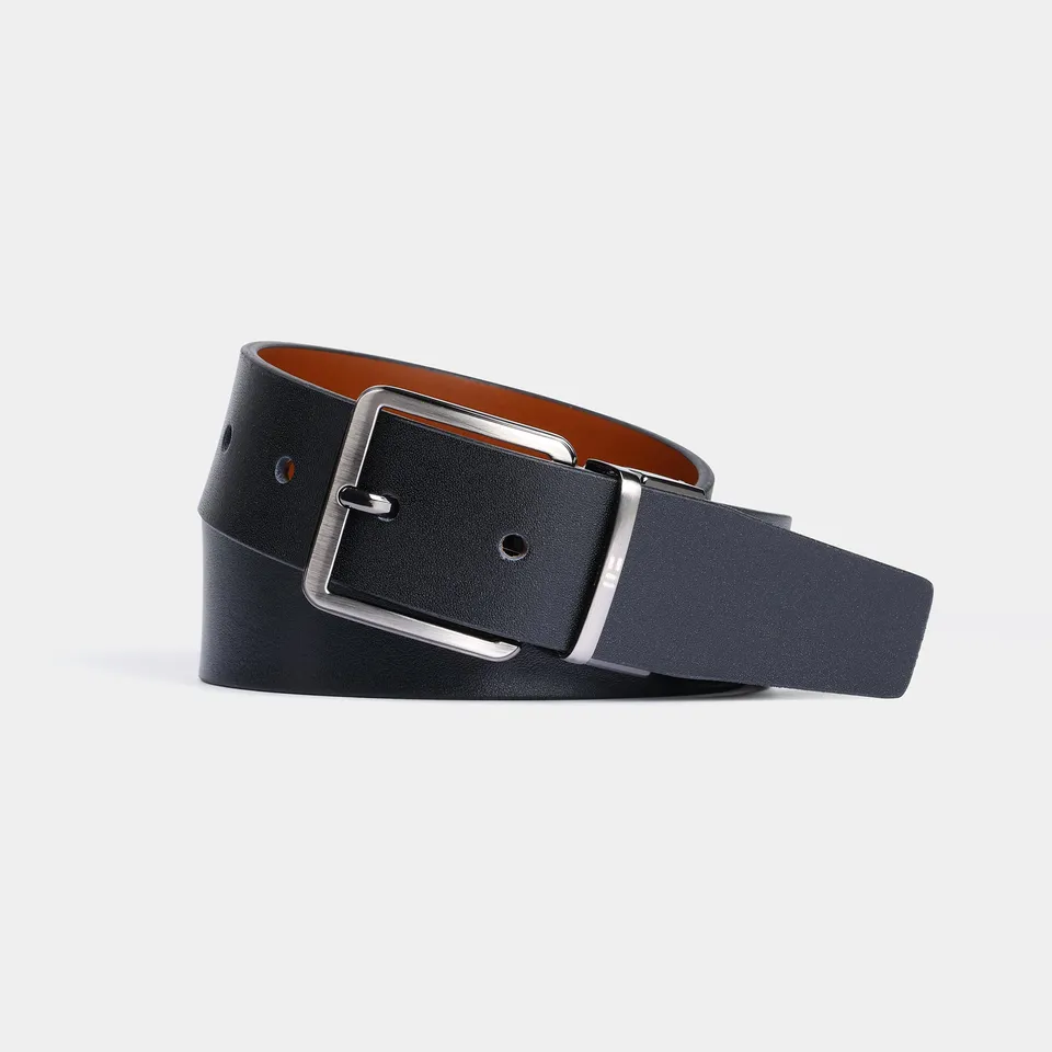 Miguel Bellido Cinturones Cintura reversibile in pelle bovina taglie 85-120