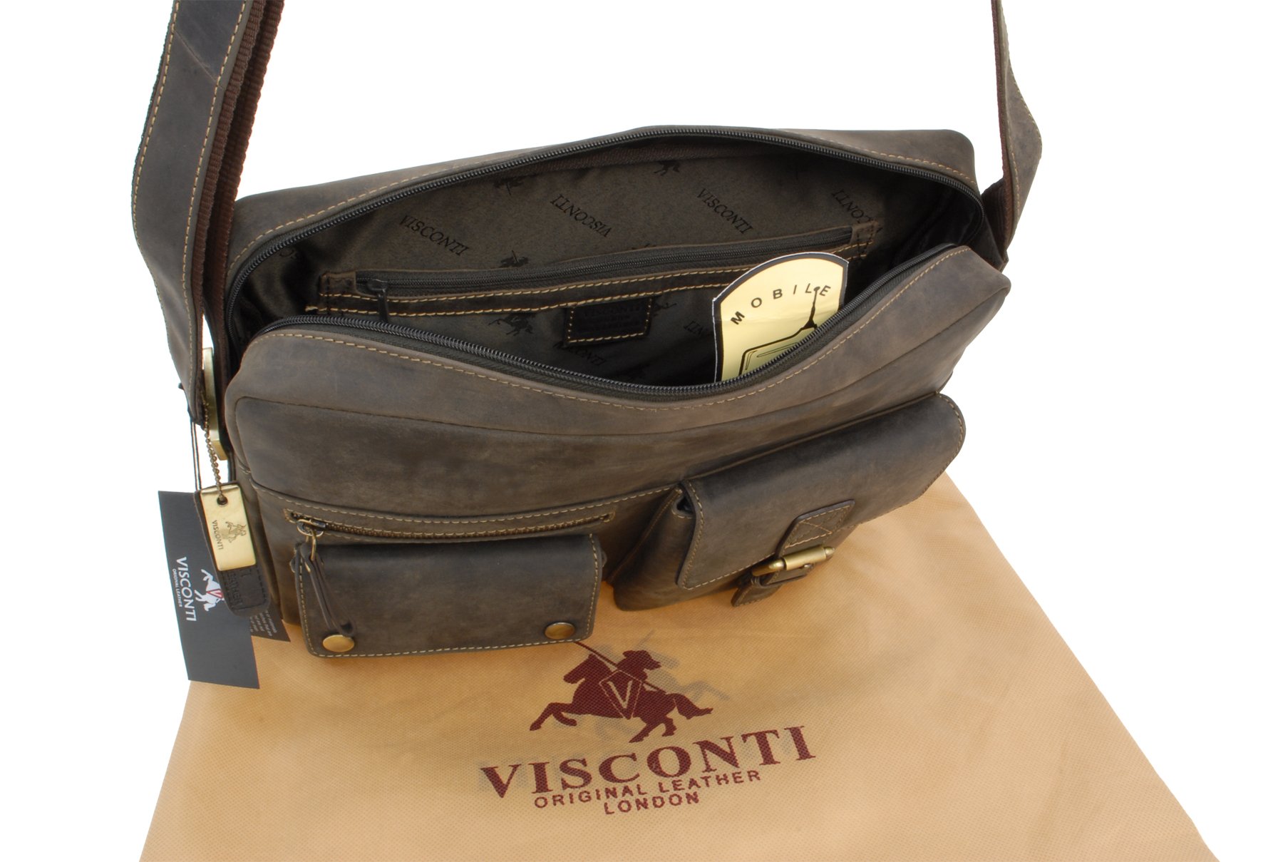 Visconti Hunters Bags 16077 Scott borsa a tracolla