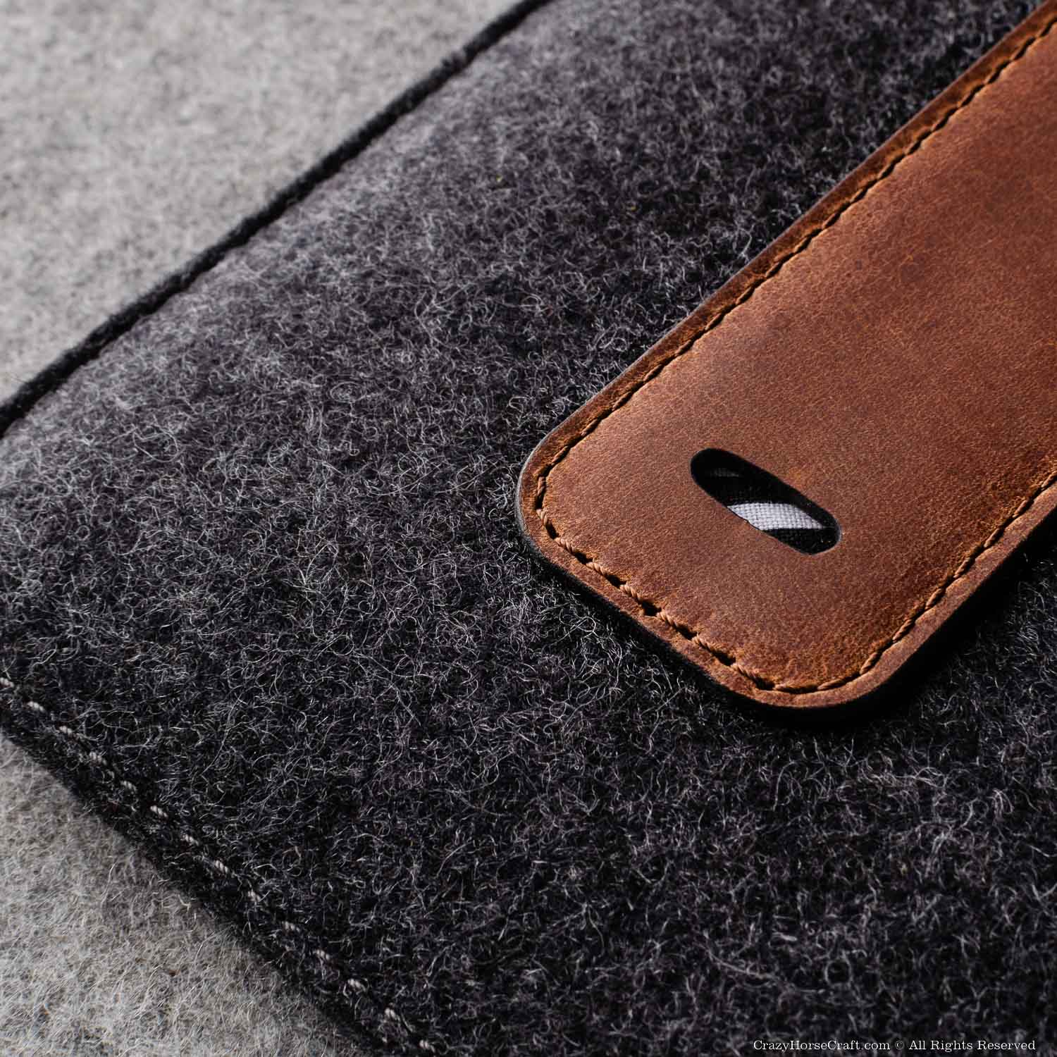 Crazy Horse Craft iPad and Kindle Cases custodia Kindle in feltro e pelle