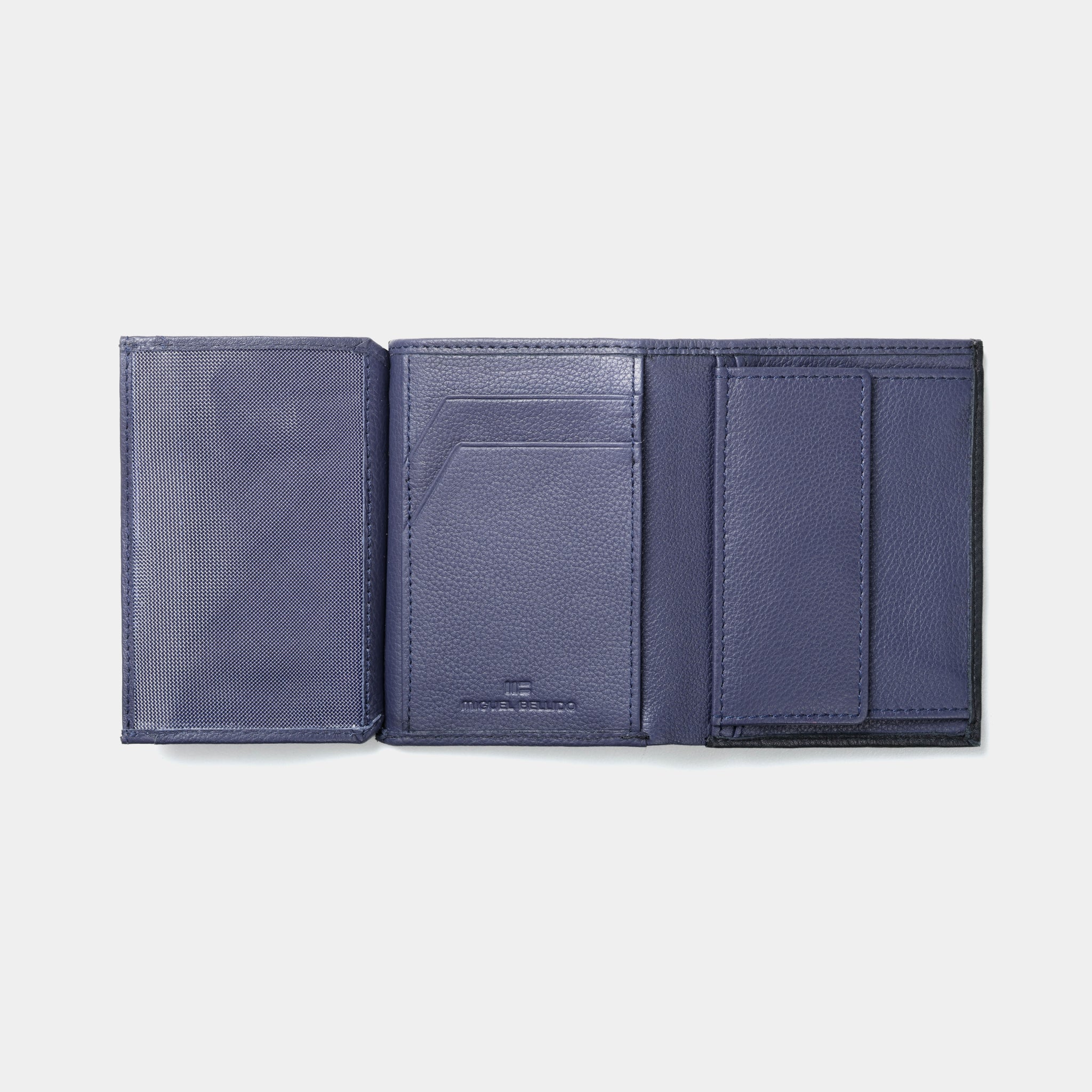 Miguel Bellido Carteras Cartera Milano portafoglio marrone pelle vacchetta RFID