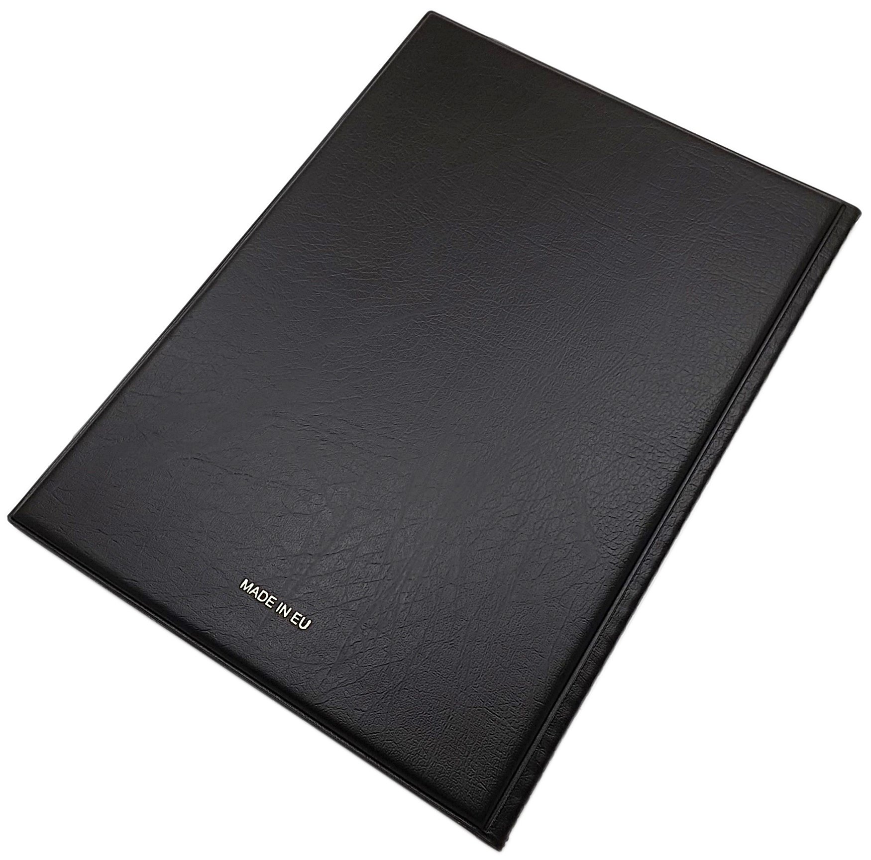 myledershop Ausweismappen portadocumenti 12 scomparti nero A4