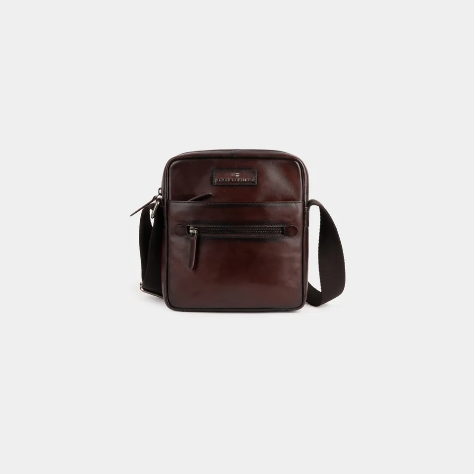 Miguel Bellido Bolsos cruzados para hombre Bolso cruzado Budapest borsa a tracolla in pelle