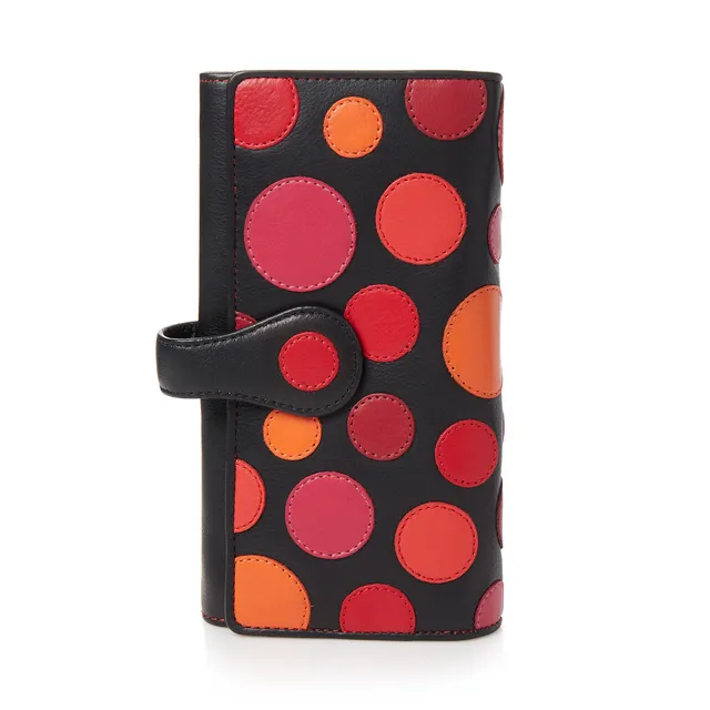 Visconti Polka P2 portafoglio da donna multicolore