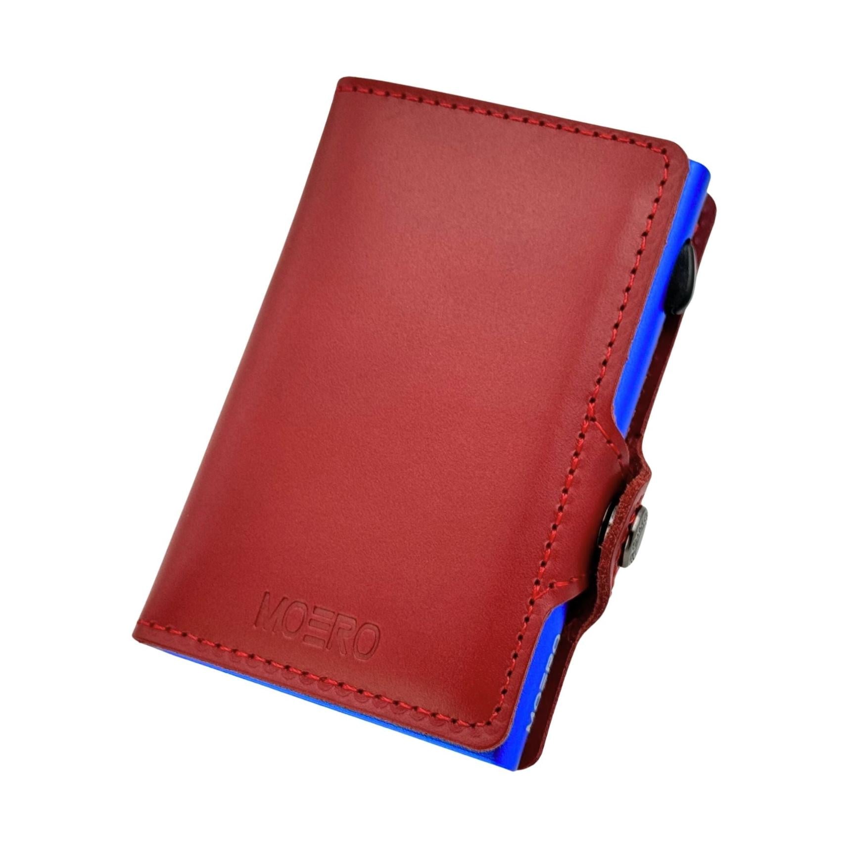 Moero Linea Classic Zip Prestige portafoglio rosso 4.0 RFID