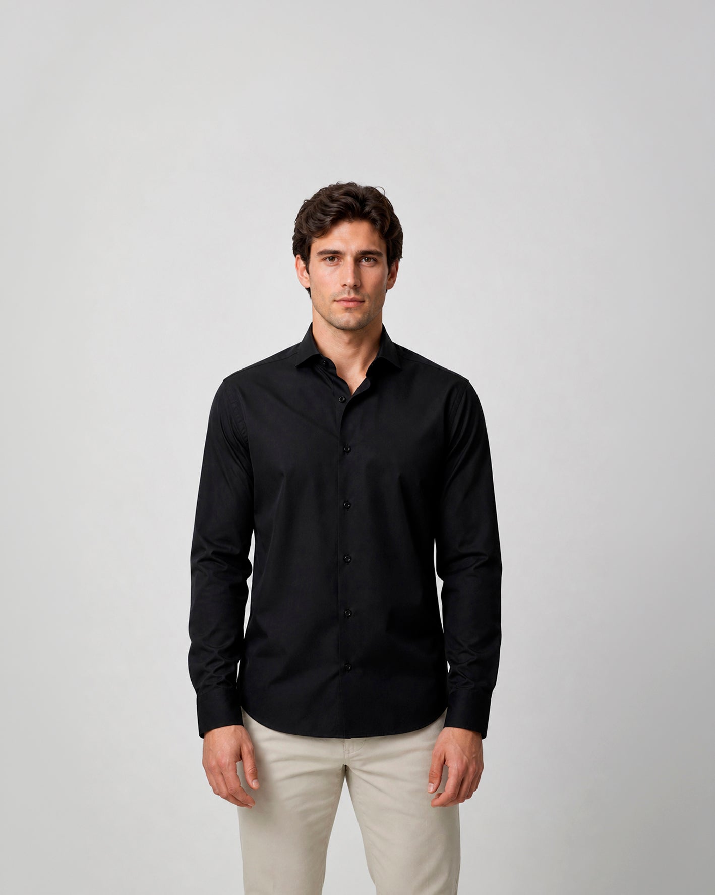 Miguel Bellido Camisas Camisa essential camicia in cotone taglia 2 facile stiro