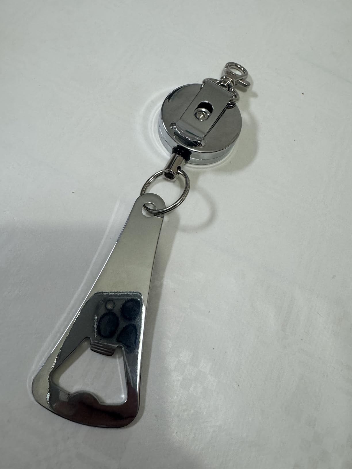 myledershop Jojo’s / Rollmatiks portachiavi Rollmatic argento con apribottiglie