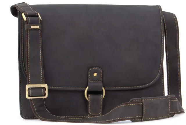 Visconti Hunters Bags 18797 Chiaro borsa messenger pelle PC 13