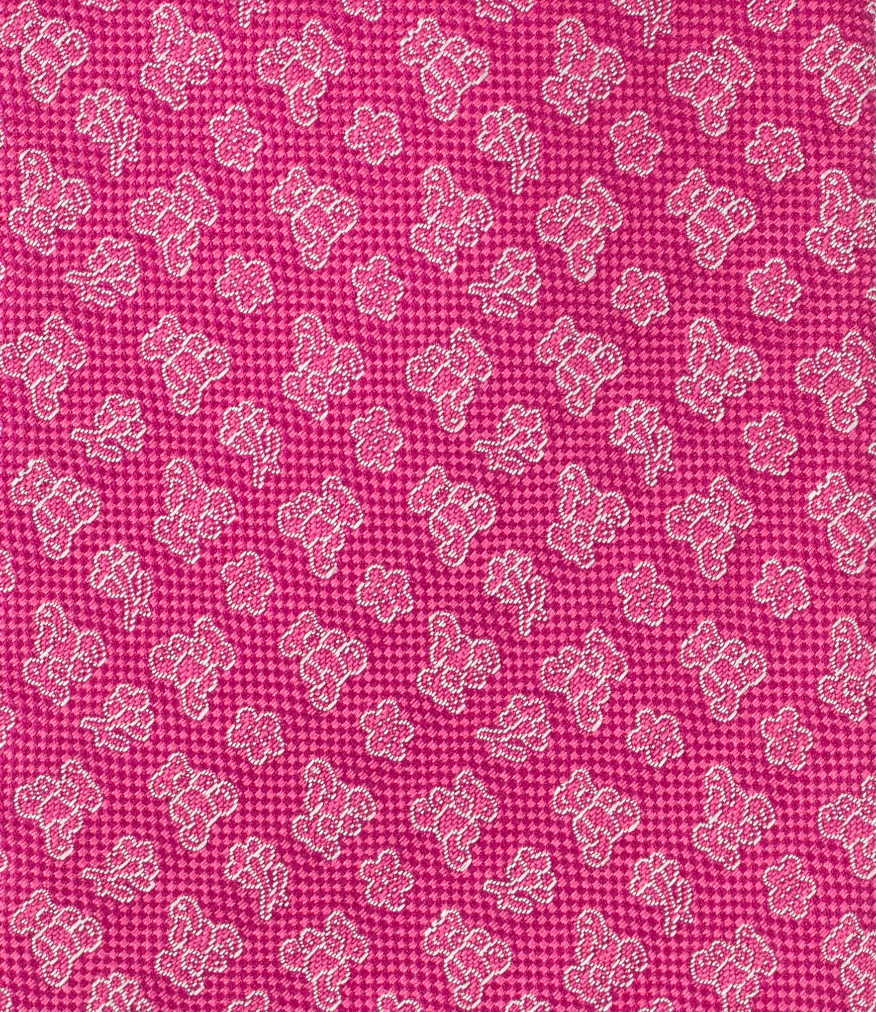 Miguel Bellido Corbatas Corbata de seda natural con micromotivos cravatta rosa, seta jacquard