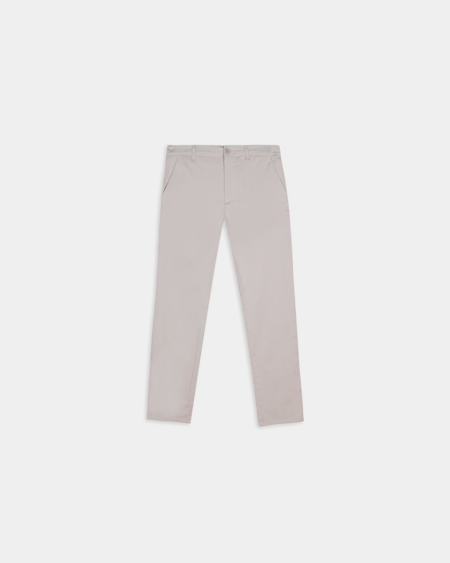 Miguel Bellido Pantalones Pantalón chino pantaloni in cotone elasticizzato grigio pietra