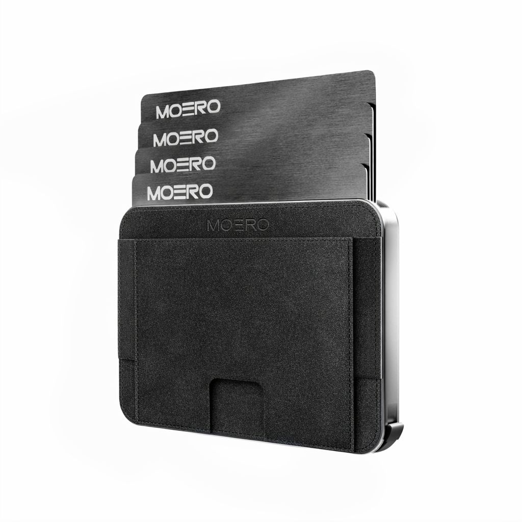 Moero Linea M2 M2 Pro SUPERIOR Black portafoglio MagSafe RFID