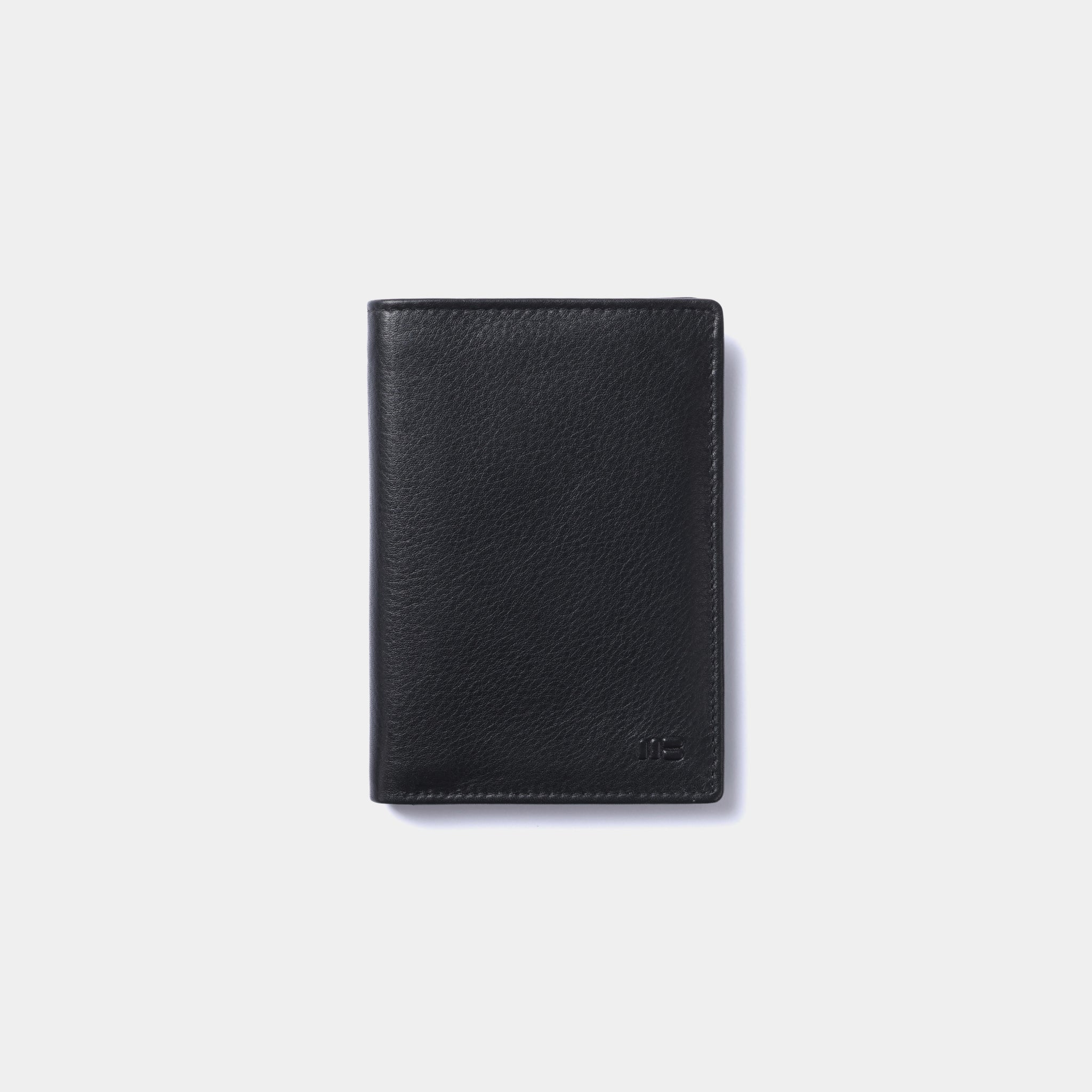 Miguel Bellido Carteras portafoglio in pelle nera con protezione RFID