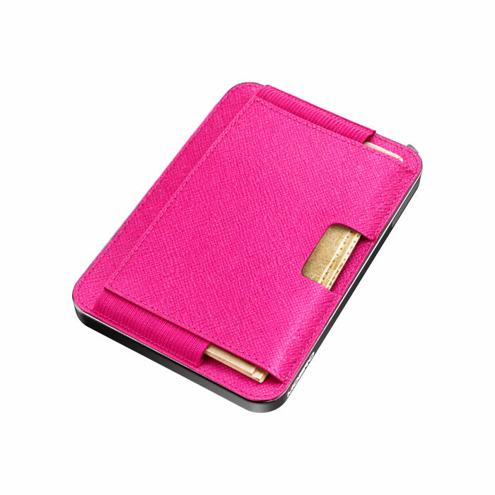 Moero Linea M2 M2 Pro Saffiano Fucsia Pink MagSafe wallet