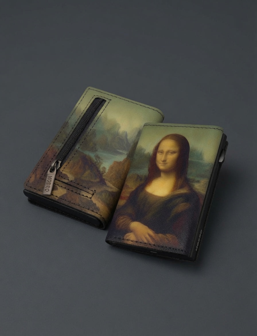 Moero Edizioni Speciali Gioconda portafoglio RFID zip
