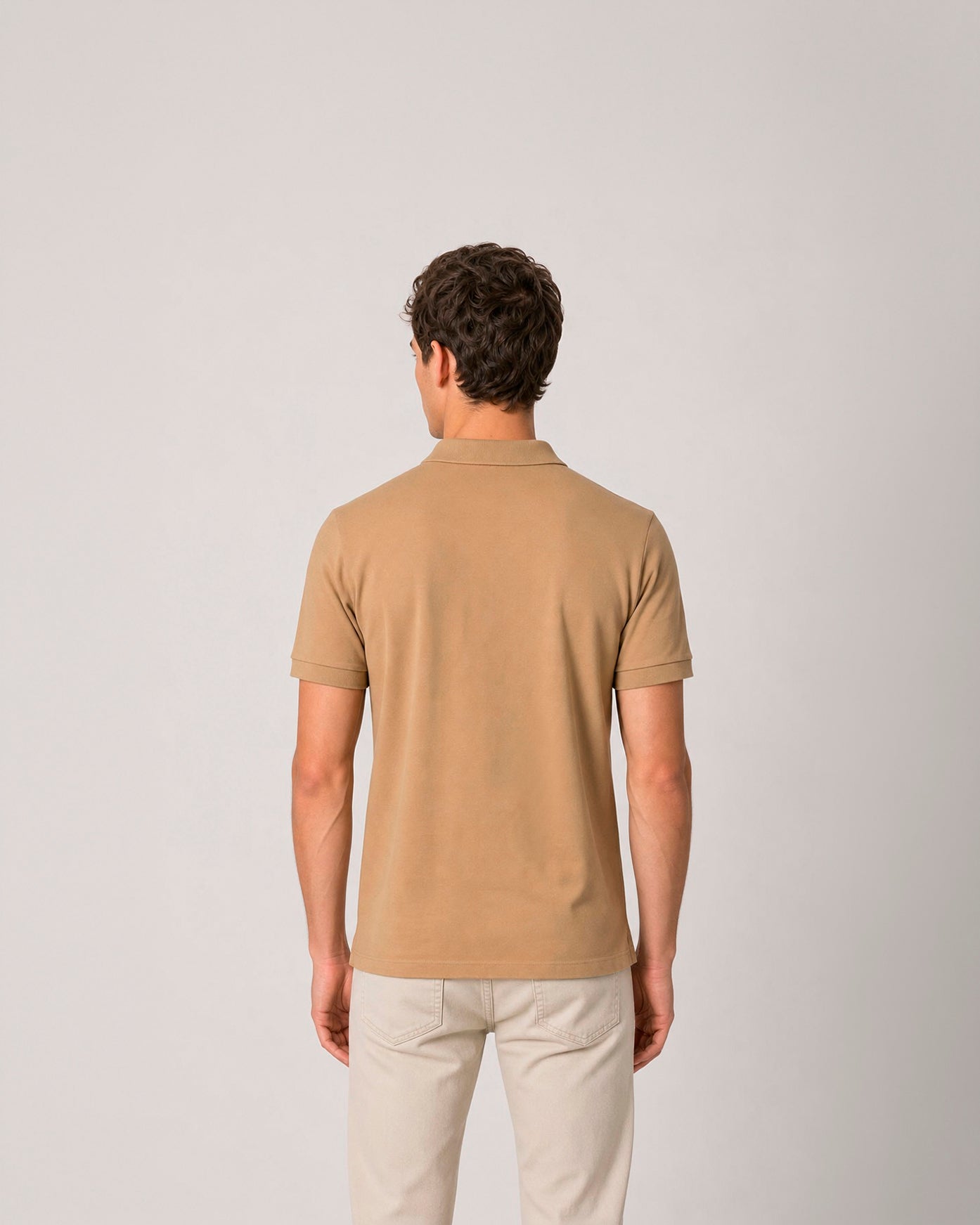Miguel Bellido Polos y Camisetas Polo Pique polo in cotone camel