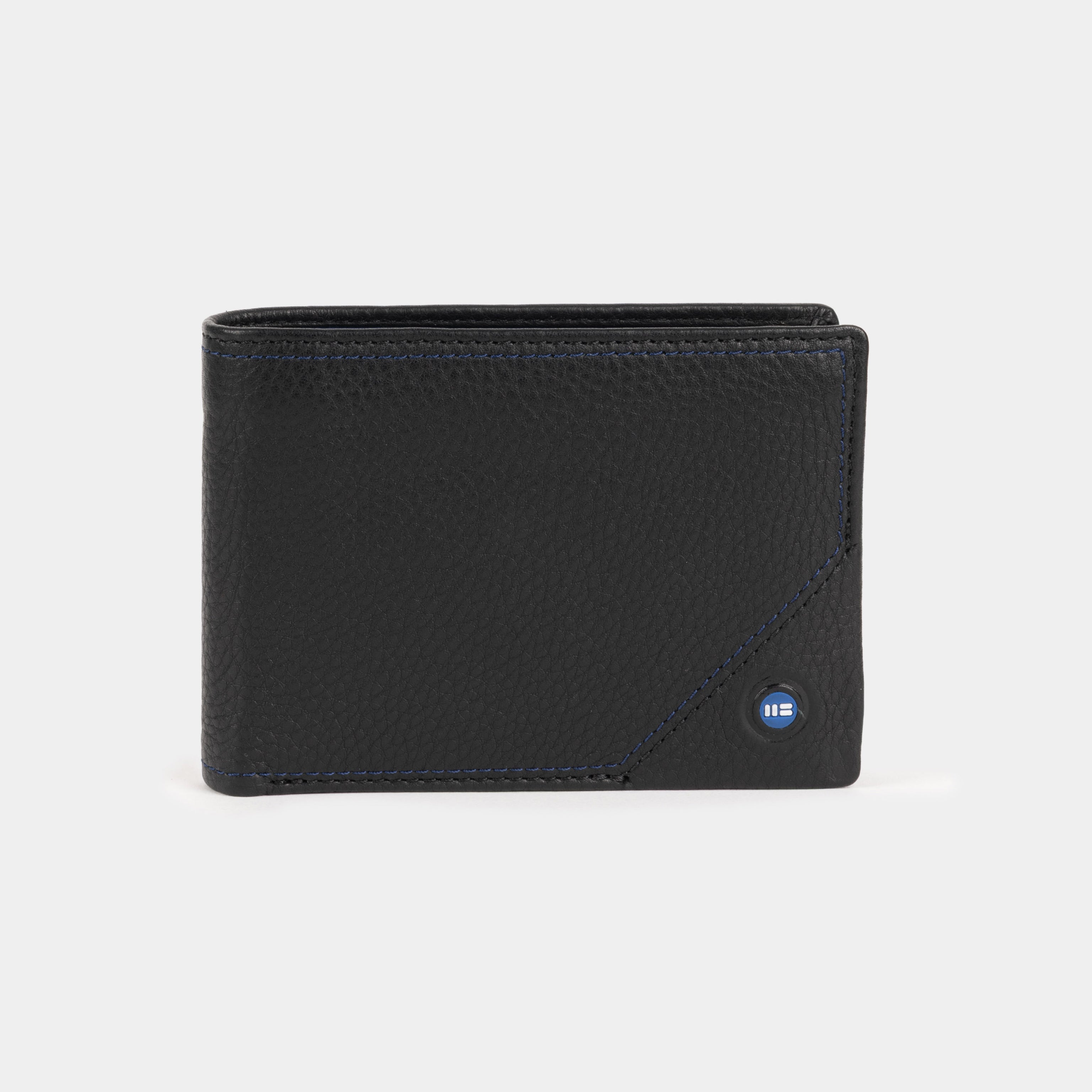 Miguel Bellido Carteras Hamburgo portafoglio Marrone scuro con portamonete RFID