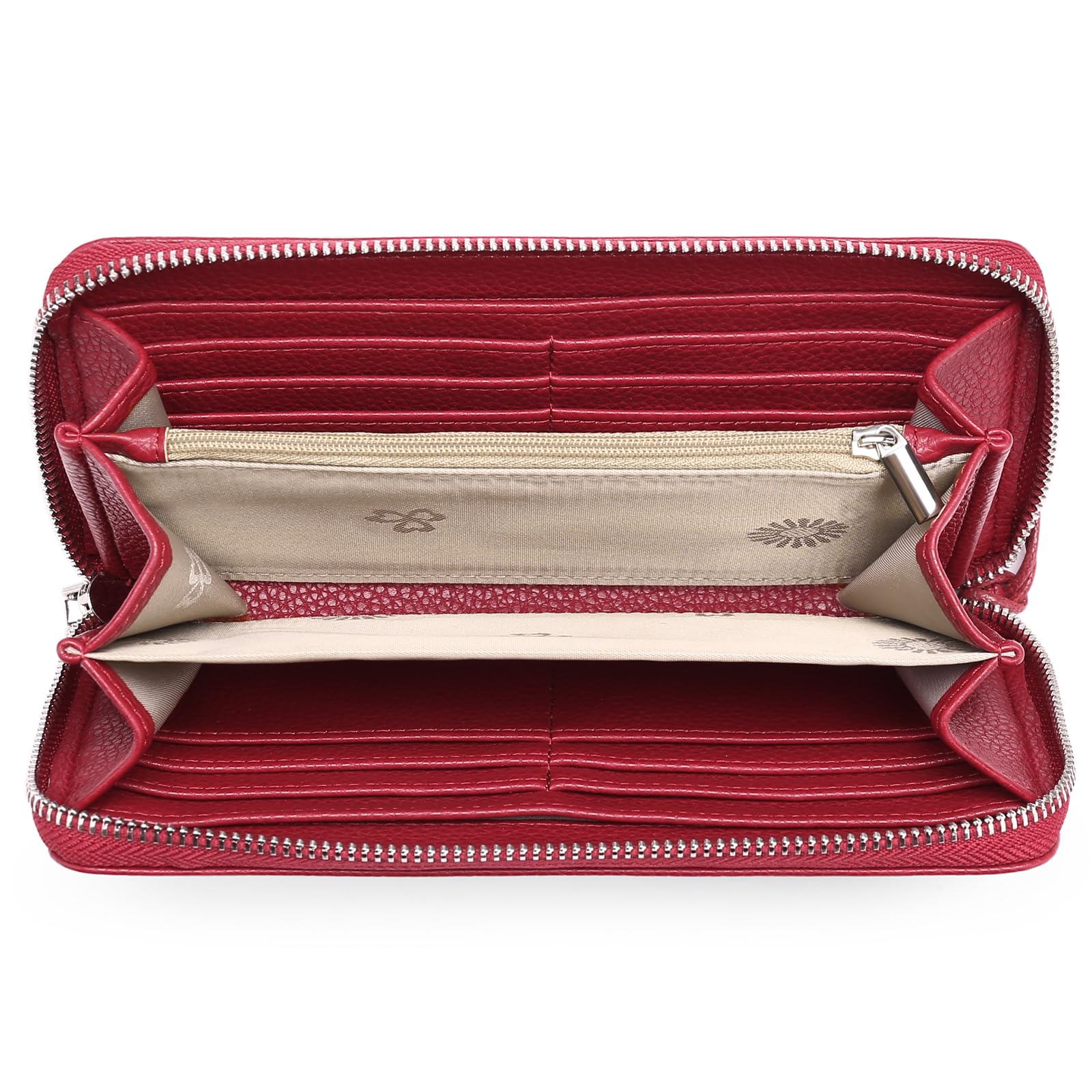 GOIACII WOMEN'S LARGE WALLET portafoglio donna A02 vino rosso RFID