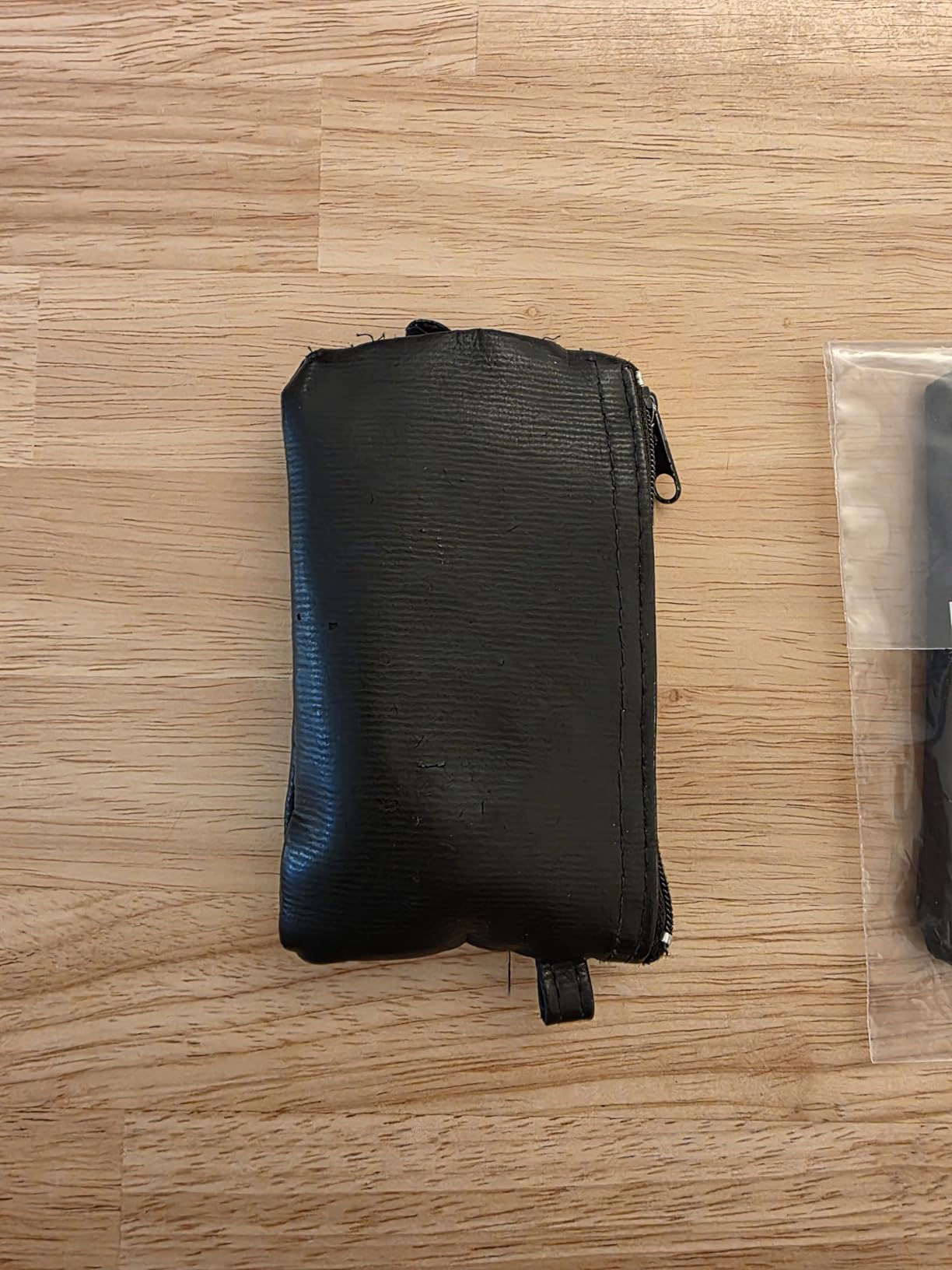 myledershop Schlüsseltaschen portachiavi nero in finta pelle