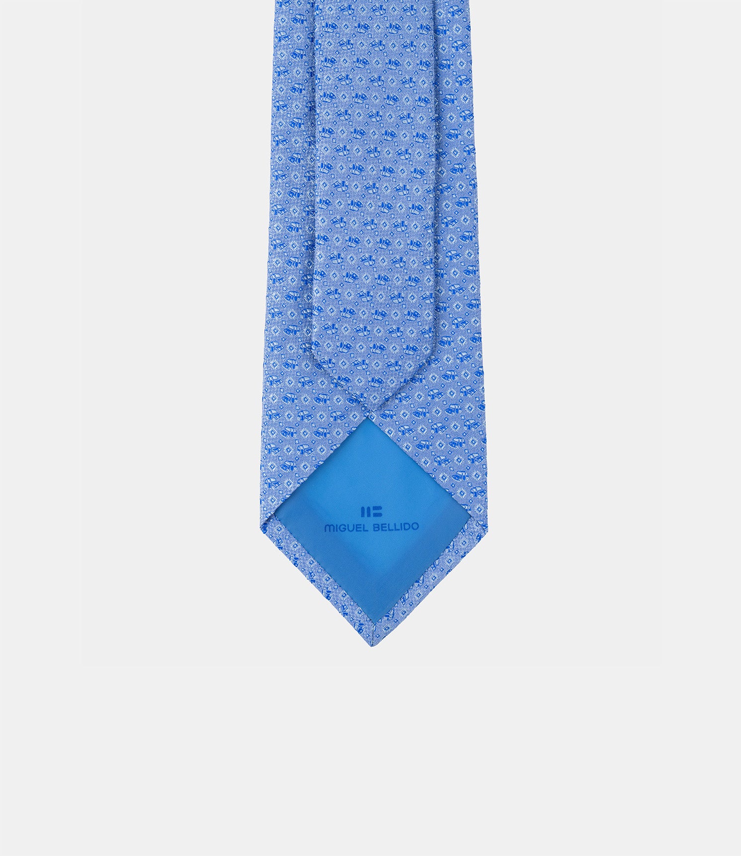 Miguel Bellido Corbatas Corbata cravatta in seta naturale jacquard
