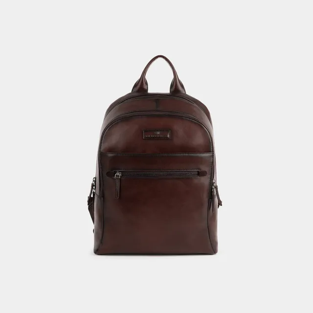 Miguel Bellido Mochilas para hombre Budapest zaino in pelle di vacchetta