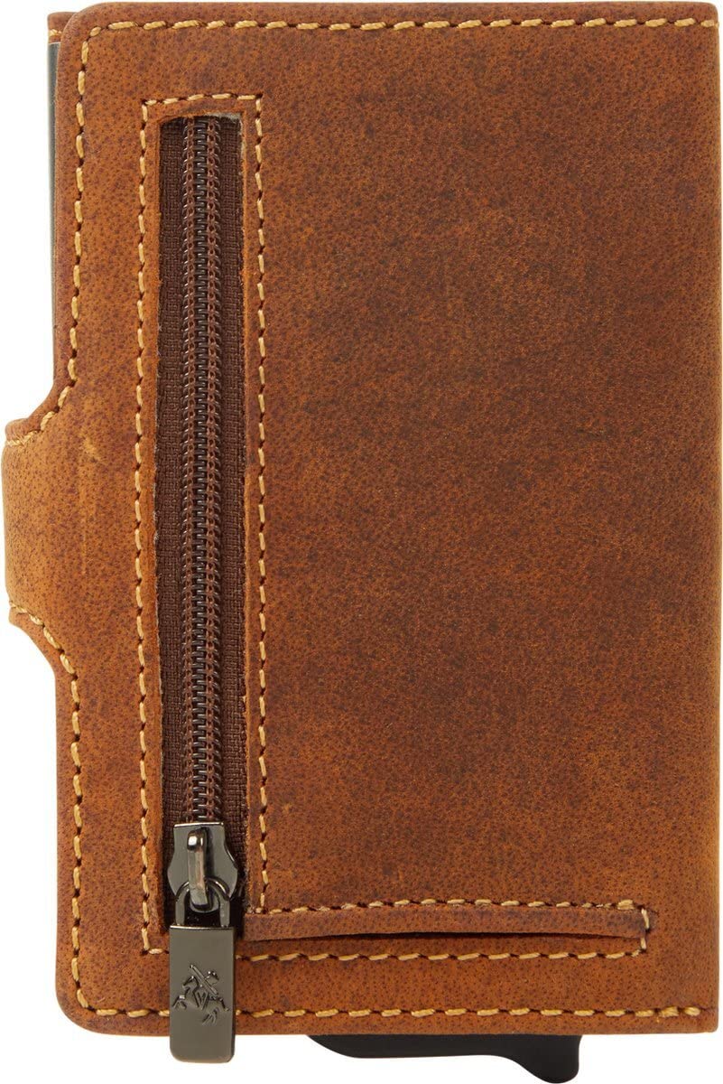 Visconti Slim portafoglio porta carte marrone RFID