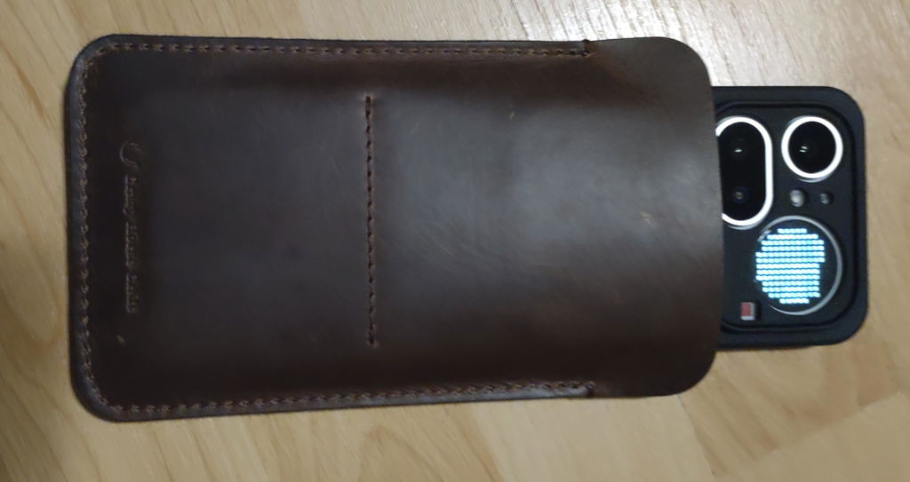 Crazy Horse Craft Phone Cases Classic Leather & Felt custodia Samsung Classic Brown