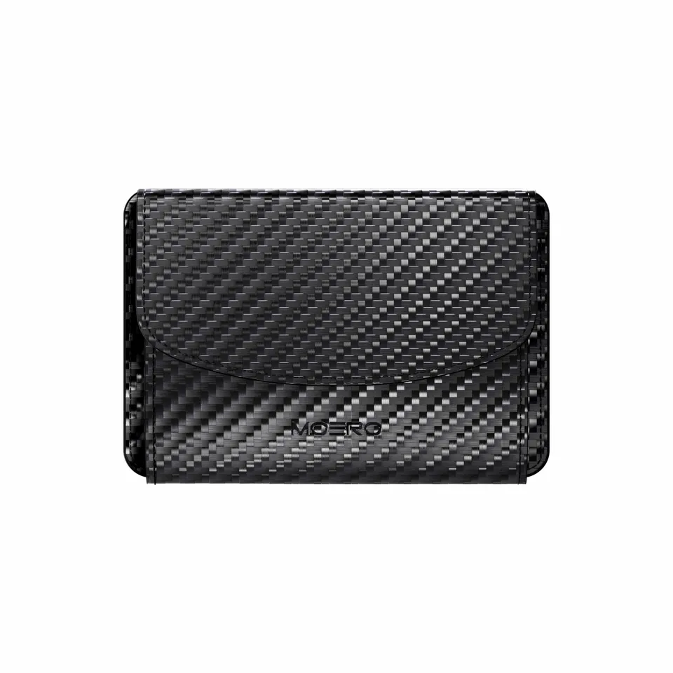 Moero Accessori MagSafe Pocket Coins x M2 portamonete Carbon Black per M2