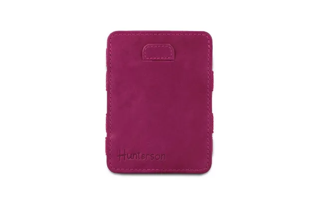 Hunterson The Leather Collection The OG portafoglio Raspberry Green in pelle RFID
