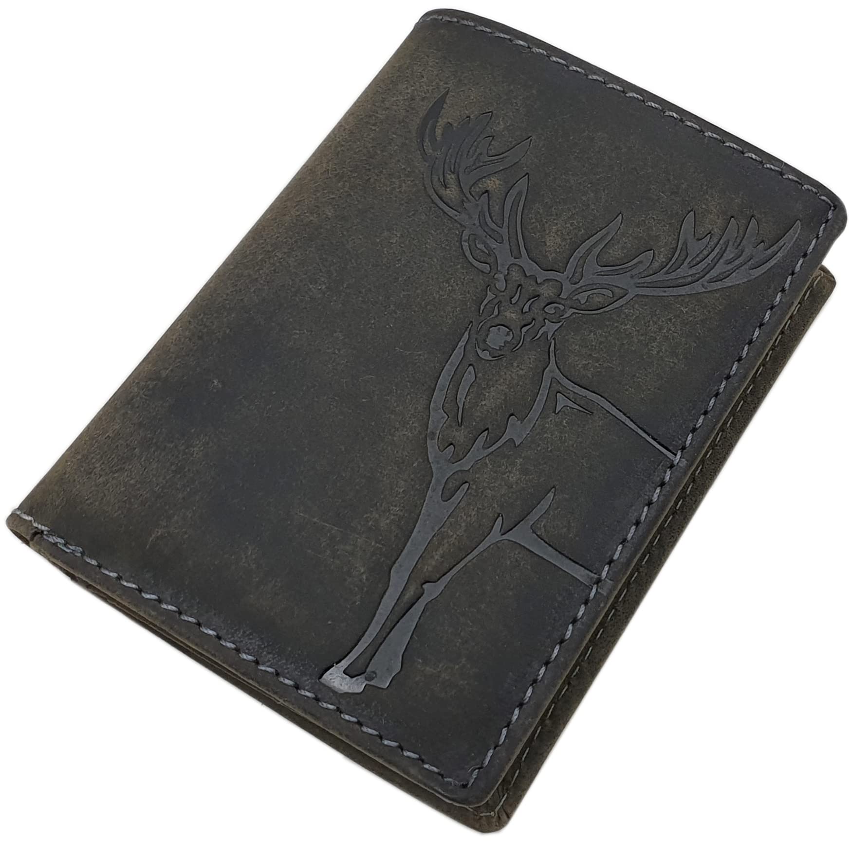 myledershop Herren Geldbörsen portafoglio Modello 2 formato orizzontale in pelle RFID