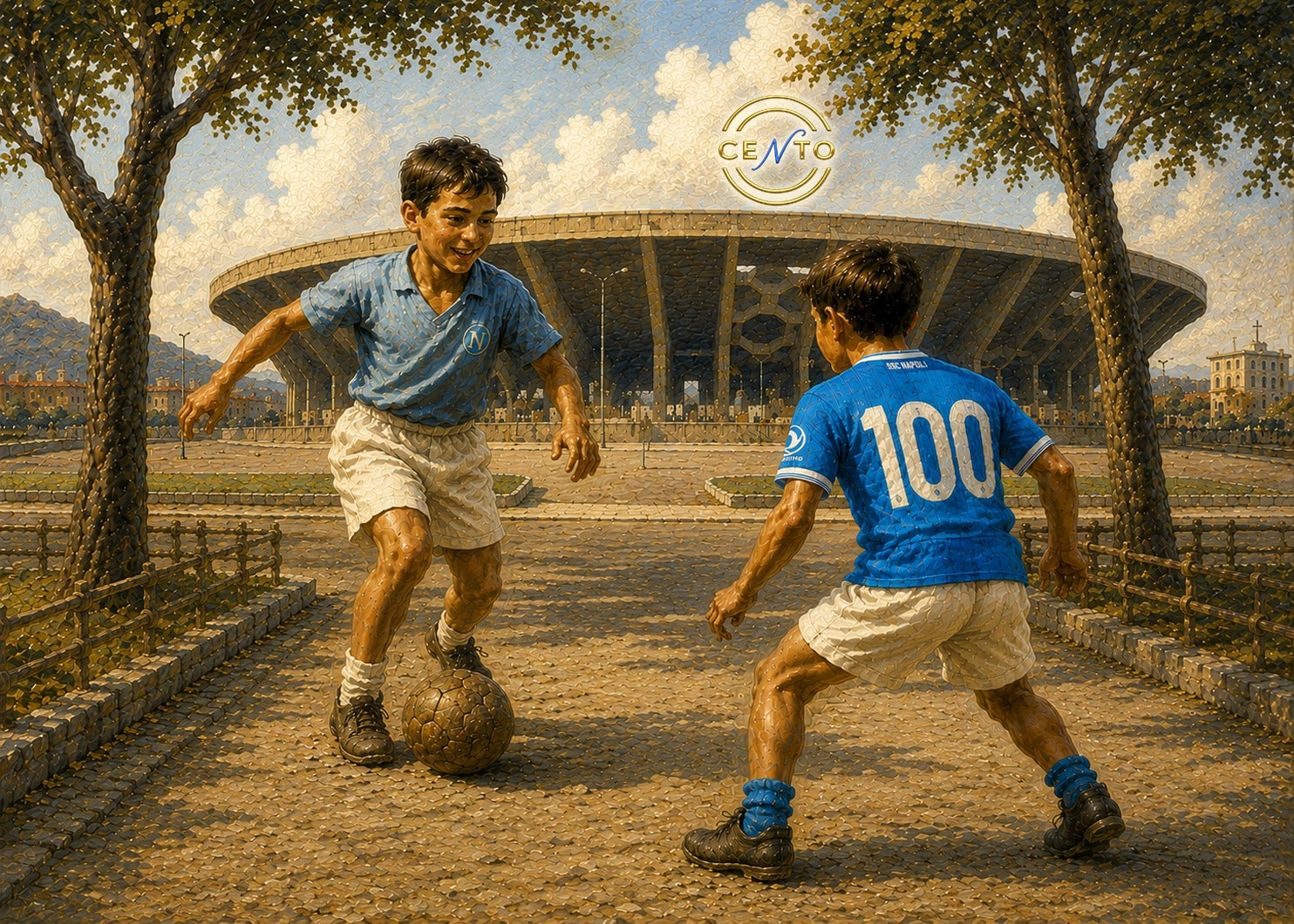 Moero Edizioni Speciali Moero Pro Napoli Centenary portafoglio RFID