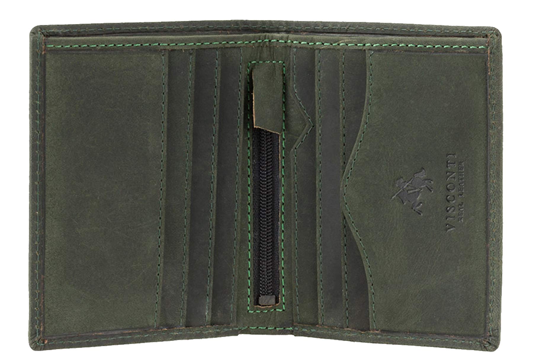 Visconti Hunters Wallets 705 Arrow portafoglio uomo pelle olio marrone RFID