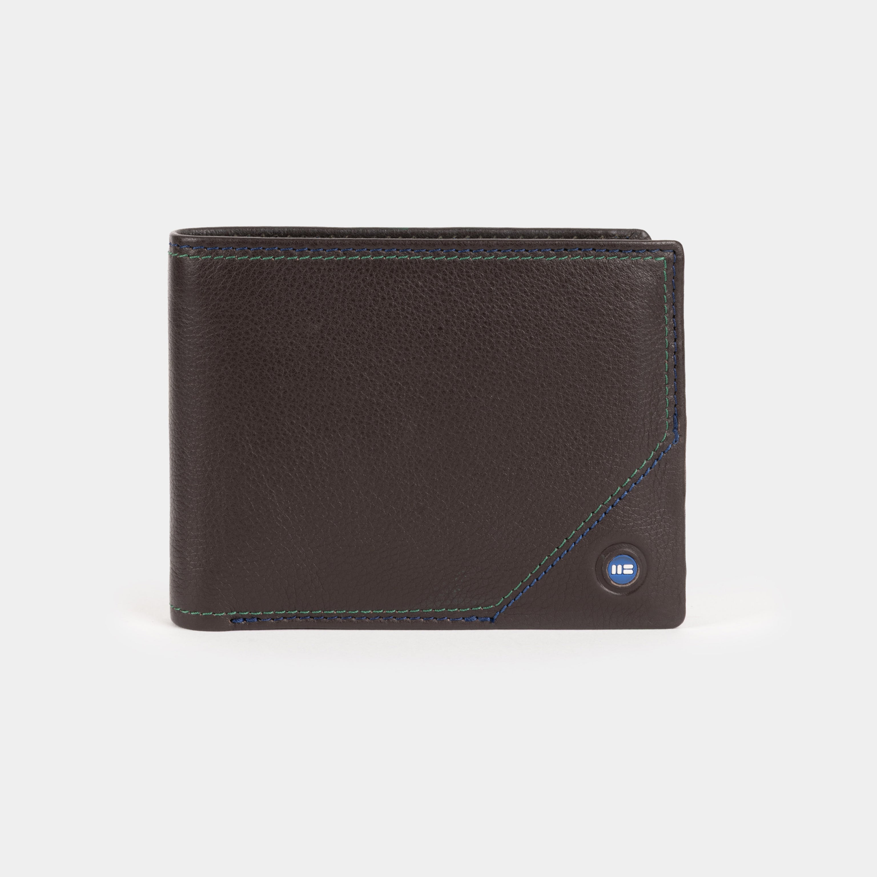 Miguel Bellido Carteras Billetero Hamburgo portafoglio nero pelle vacchetta RFID