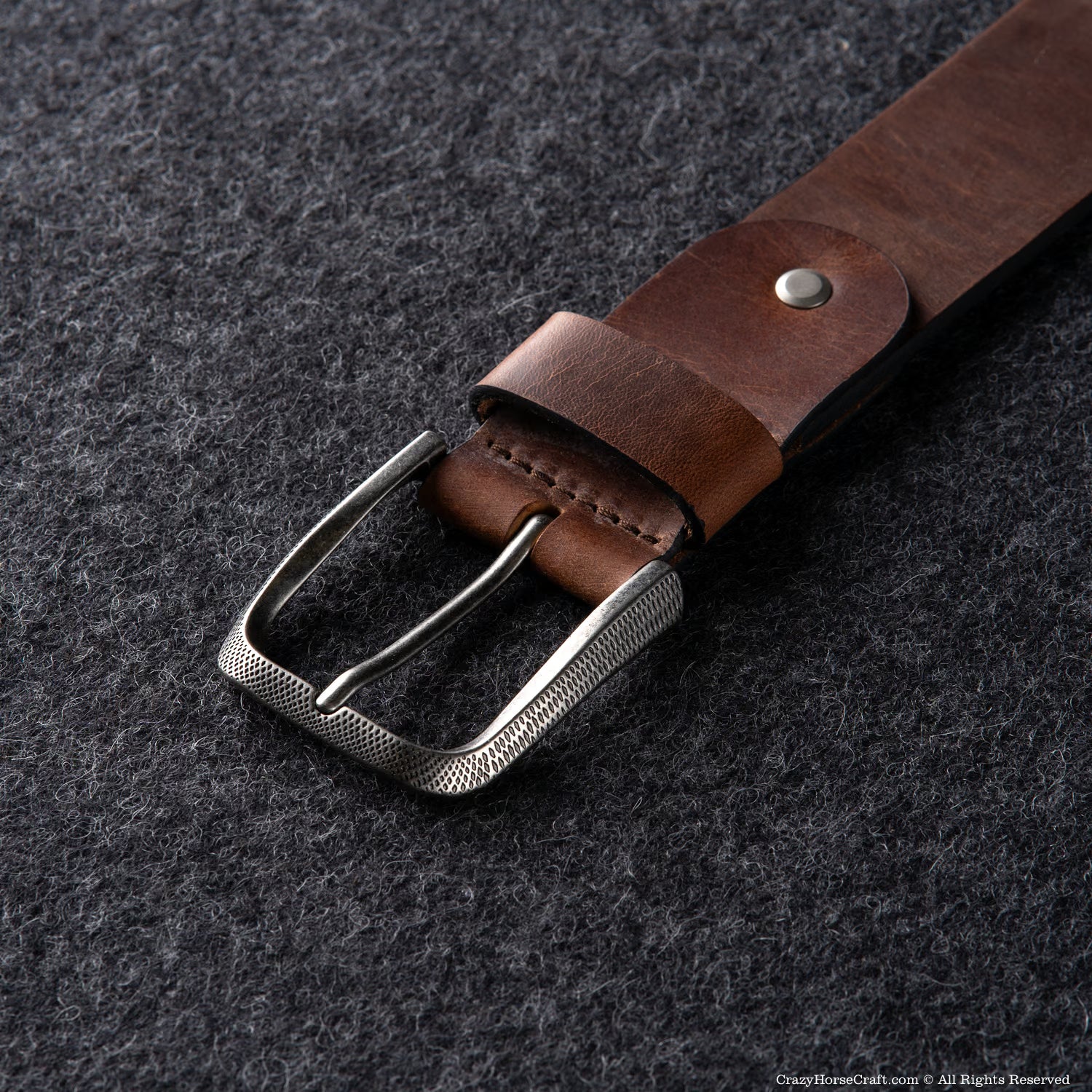 Crazy Horse Craft Belts cintura in pelle Classic Brown 40 mm