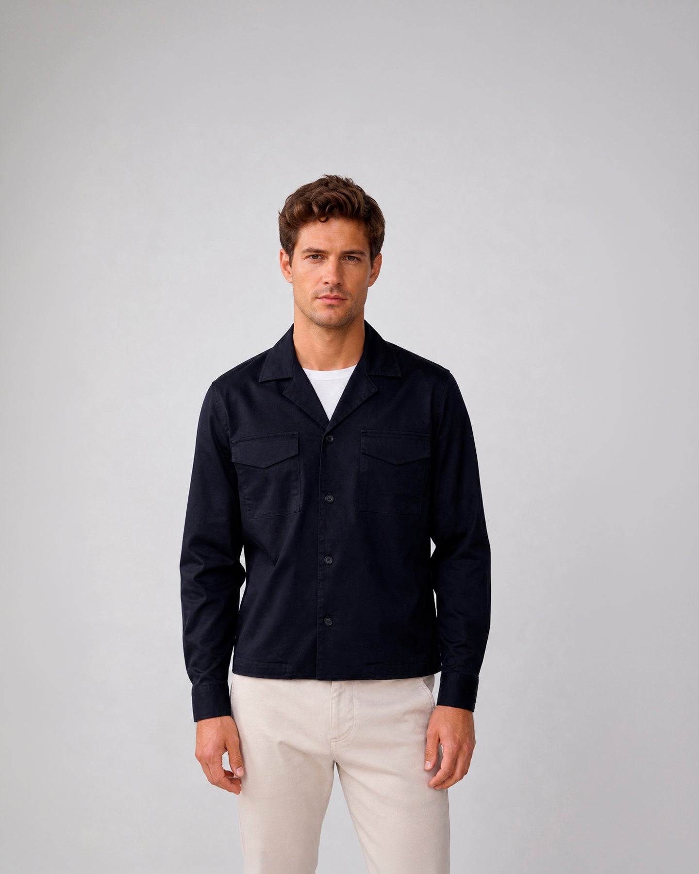 Miguel Bellido Americanas, Sobrecamisas y Chaquetas Sobrecamisa de algodón sovracamicia S elasticizzata