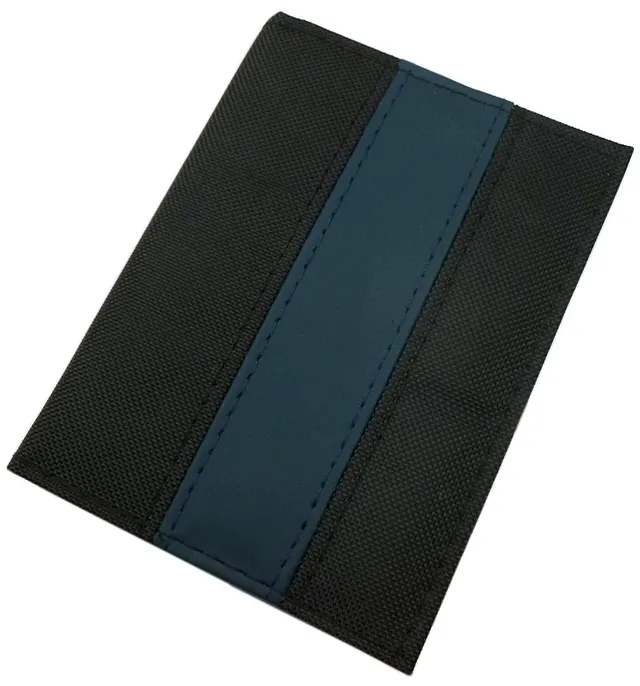 myledershop Karten- und Ausweisetuis porta documenti 6 scomparti similpelle nylon