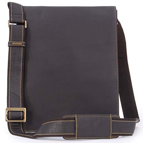 Visconti Hunters Bags 18410 Jasper borsa messenger in pelle Olio Marrone