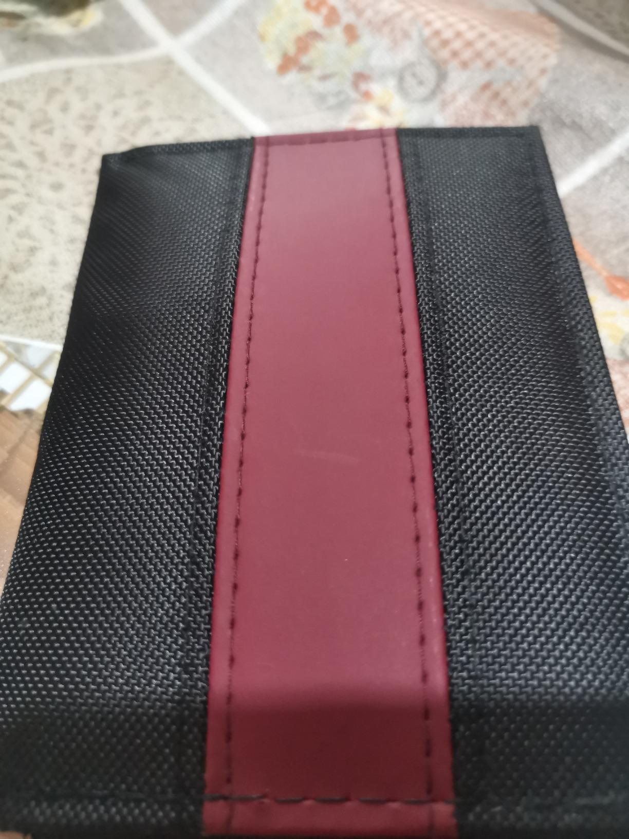 myledershop Karten- und Ausweisetuis porta documenti 6 scomparti nylon similpelle